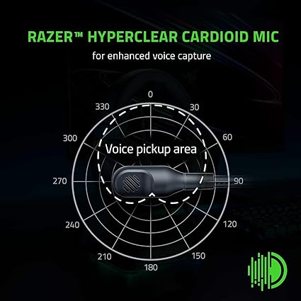 Razer BlackShark V2 X Gaming Headset – 7.1 Surround Sound, 50mm Drivers, HyperClear Mic, Memory Foam Cushions – PC, PS5, PS4, Xbox, Switch – 3.5mm Jack – Black