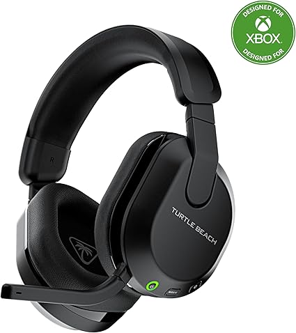 Turtle Beach Stealth 600 Wireless Multiplatform Amplified Gaming Headset for Xbox Series X|S, Xbox One, PC, PS5, PS4, & Mobile – Bluetooth, 80-Hr Battery, Noise-Cancelling Mic – Black