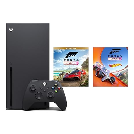 Xbox Series X – Forza Horizon 5 Bundle – Includes Forza Horizon 5 Premium Edition – 1TB SSD Gaming Console – 4K Gaming – 4K Streaming – Carbon Black