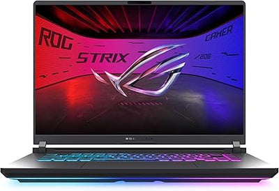 ASUS ROG Strix G16 (2025) Gaming Laptop, 16โ FHD+ 16:10 165Hz/3ms Display, NVIDIAยฎ GeForce RTXโข 5060 Laptop GPU, Intelยฎ Coreโข i7 Processor 14650HX, 16GB DDR5, 1TB Gen 4 SSD, Wi-Fi 7, Windows 11 Home