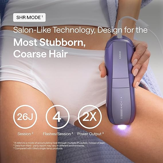 Ulike Laser Hair Removal Device Air 10 Ipl Gift for Women and Men, Ice Cool and Permanent Hair Reduction for Nearly Painless, Dual Lights, Skin Sensor & USHR Mode Hair Removal in 10mins from Home