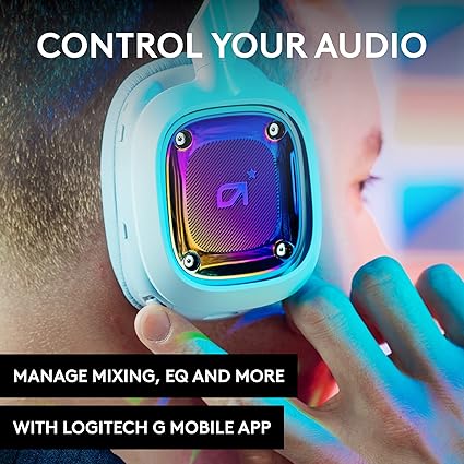Logitech G Astro A30 LIGHTSPEED Wireless Gaming Headset - Bluetooth, Dolby Atmos/3D Audio Compatible, Detachable Boom, 27hr battery, for PS5, PS4, Nintendo Switch, PC, Android