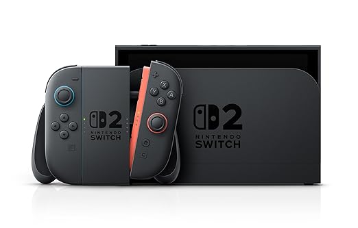 Nintendo Switch 2 + Mario Kart World Bundle – 256GB Console, 7.9” HDR Touchscreen, 4K Dock Support, Joy-Con 2, GameChat, 3 Play Modes
