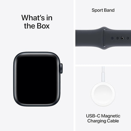 Apple Watch SE (2nd Gen) [GPS 40mm] Smartwatch with Midnight Aluminum Case with Midnight Sport Band S/M. Fitness and Sleep Trackers, Crash Detection, Heart Rate Monitor, Retina Display