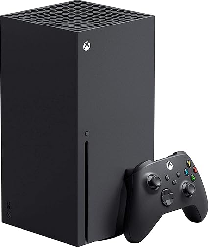 X-Box Series X 1TB Console Bundle – Includes Black & White Wireless Controllers + Authorized HDMI Cable – 4K 120FPS Gaming
