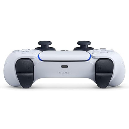 PlayStation 5 DualSense Wireless Controller – White | PS5 Gamepad with Haptic Feedback & Adaptive Triggers