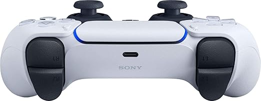 PlayStation 5 DualSense Wireless Controller – White | PS5 Gamepad with Haptic Feedback & Adaptive Triggers