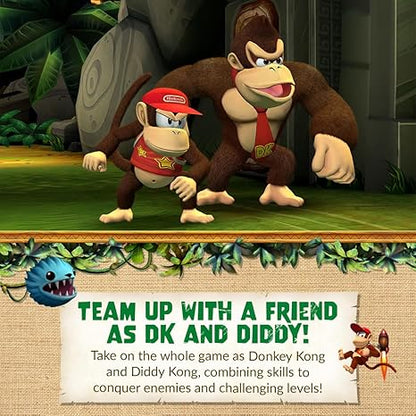 Donkey Kong Country Returns HD – Nintendo Switch World Edition, 2D Platformer Adventure, 80 Levels, Co-op Gameplay, Region-Free