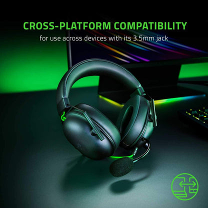 Razer BlackShark V2 X Gaming Headset – 7.1 Surround Sound, 50mm Drivers, HyperClear Mic, Memory Foam Cushions – PC, PS5, PS4, Xbox, Switch – 3.5mm Jack – Black