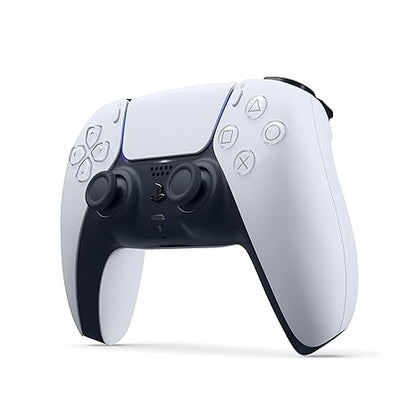 PlayStation 5 DualSense Wireless Controller – White | PS5 Gamepad with Haptic Feedback & Adaptive Triggers